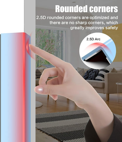 Wall Corner Protector, Walls Edge Protector，Self-Adhesive Wall Corner Guards,PVC Double Side Edge Protector， Furniture Stairs Guard (Gray 2PCS 90cm/35.4in)