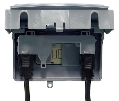Sigma 14441 Weatherproof Slimline WIU Horizontal Receptacle Cover, Gray