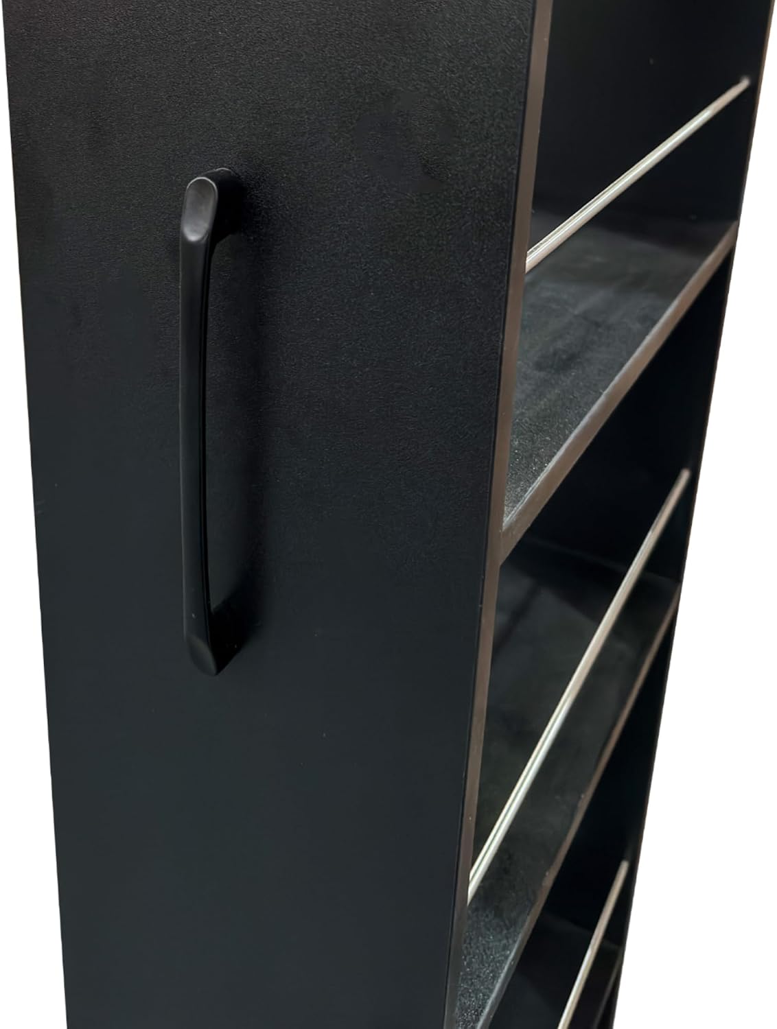 7 Tier Narrow Rolling Storage Cart - Slim Pull-Out for Next to Fridge, Wooden Multi-Functional Kitchen & Laundry Organizer with Open Shelves - Space-Saving Rolling Design, Fits Tight Spaces (White)