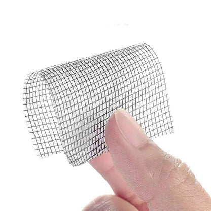Window Screen Repair Kit, Screen Repair Tape Window Screen Tape Mesh Repair Screen Patch Window Screen Repair Tape Self Adhesive Screen Patch Repair Kit Screen Tape Mesh Repair (Gray)