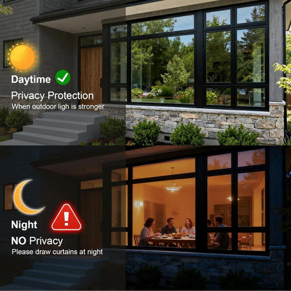 Frosted Glass Window Privacy Film Decorative with Tools, 2 Way Frosting Privacy Film for Glass Door, Static Cling Tint for Home Anti-UV, Covering Clings 23.6" by 77"
