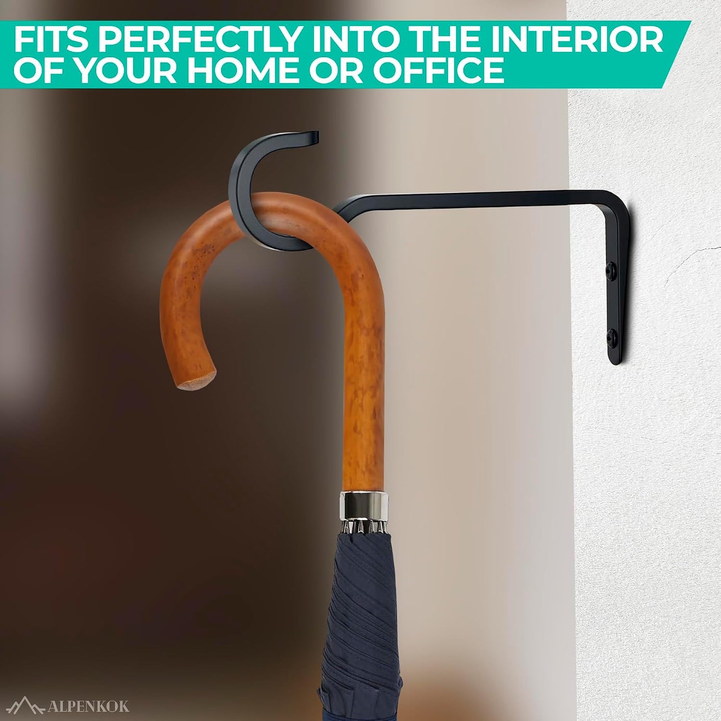 Garden Hose Hook for Outside with Heavy-Duty Steel Construction - Anti-Slip Coating, Holds Up to 66 lbs of Hoses, Cords, and Tools - Hose Hanger Wall Mount for Yard, Garage, Pool Deck, or Fence Post