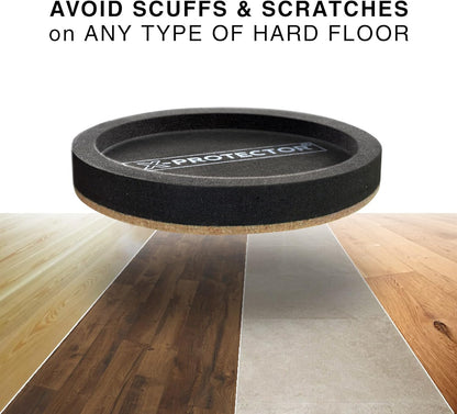 X-Protector Felt Furniture Sliders for Hardwood Floors 24 PCS 1” - Self-Adhesive Furniture Slider - Heavy-Duty Furniture Movers for Hard Surfaces - Felt Sliders - Move Your Furniture Easily!
