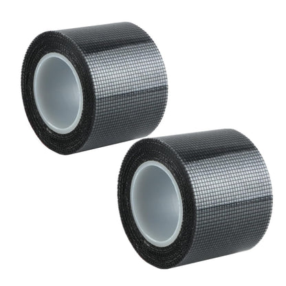 Window Screen Repair Tape Adhesive Mesh Screen Repair Patch Stickers Windows Tears and Holes Patch Kit (Gray/2 Roll, 16.4FT/2 INCH)