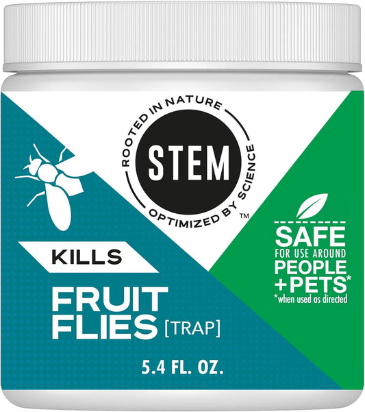 Stem Kills Fruit Fly Trap: Fruit Fly Catcher With Botanical Extracts; 5.4 fl oz (Pack Of 1)