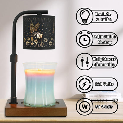 Eandisom Hummingbird Candle Warmer Lamp Timer - Birthday Gifts for Women