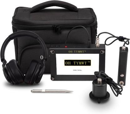Al Water Leak Detector, Indoor Wall/Ground Under Slab Pipe Leak - TYM-3A | 2 Sensors, 0.5m/1.64ft, 100Hz-8000Hz, 15 Hours