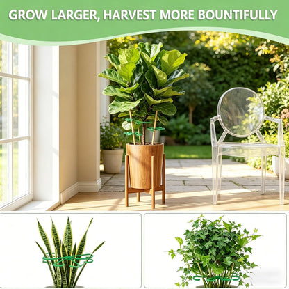 4 Sizes Plant Stem Support for Indoor Outdoor, 2026 New 4 Sizes Reusable Plant Stabilizer for Climbing Plants, Plants Accessories Garden Tools