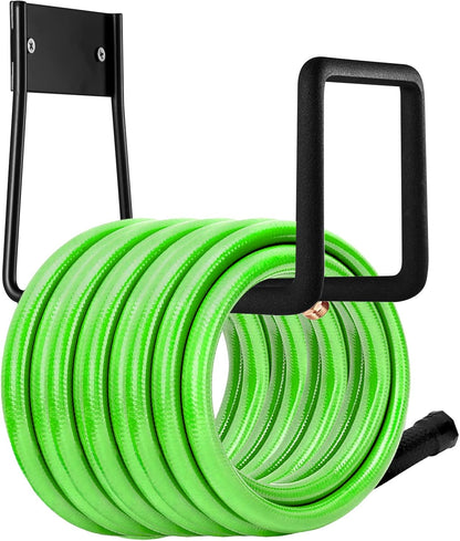 Hose Hanger, Heavy Duty Metal Hose Holder Wall Mount, Hook for Garden Hose/Expandable Hose/Hose Reel/Water Hose/Pocket Hose/Flexable Hose/Magic Hose 100 Ft