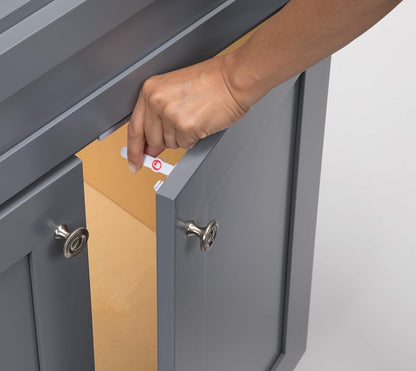 Safety 1st Adhesive Cabinet 8 Piece Latch, White