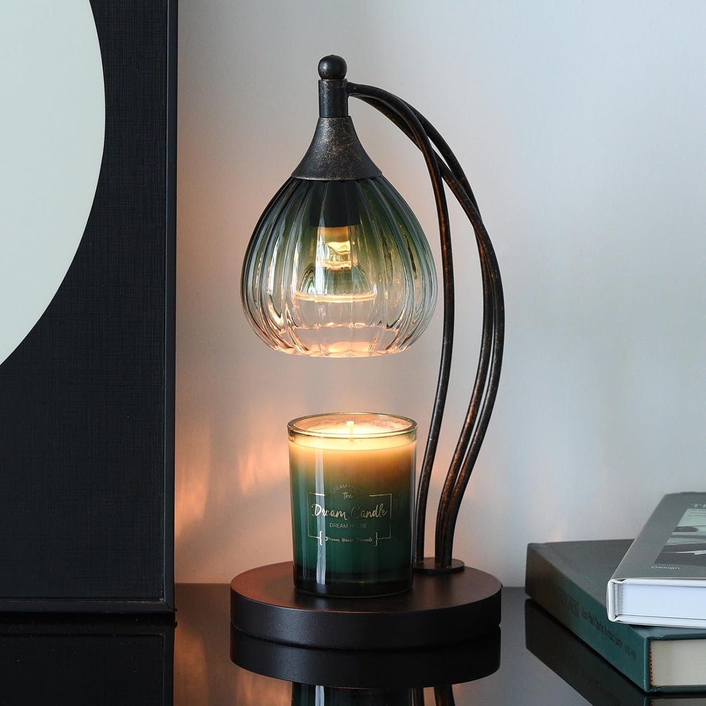 Candle Warmer Lamp with Timer Dimmer - Electric Light Wax Warmer for Jar Candles - Lamp with 2 Bulbs, Unique Birthday Gifts for Women Mom House Warming Gifts New Home Decor