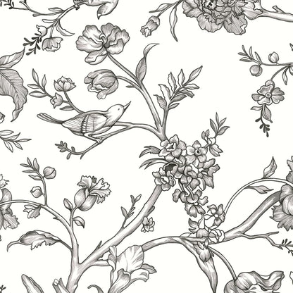 Safiyya Peel and Stick Wallpaper Vintage Floral Contact Paper 17.3" x 78.7" Wall Paper Renter Friendly Self Adhesive Removable Wallpaper for Bathroom Vinyl