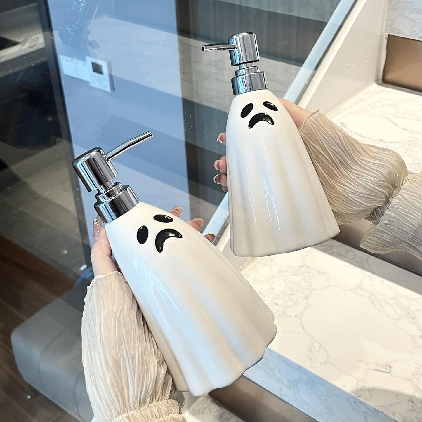 Kids Automatic Soap Dispenser - Cute Duck Touchless Foaming Hand Soap Dispenser, Waterproof USB Rechargeable, Hand- Free Shampoo Dispensers for Bathroom, Kitchen Countertop, Preschool