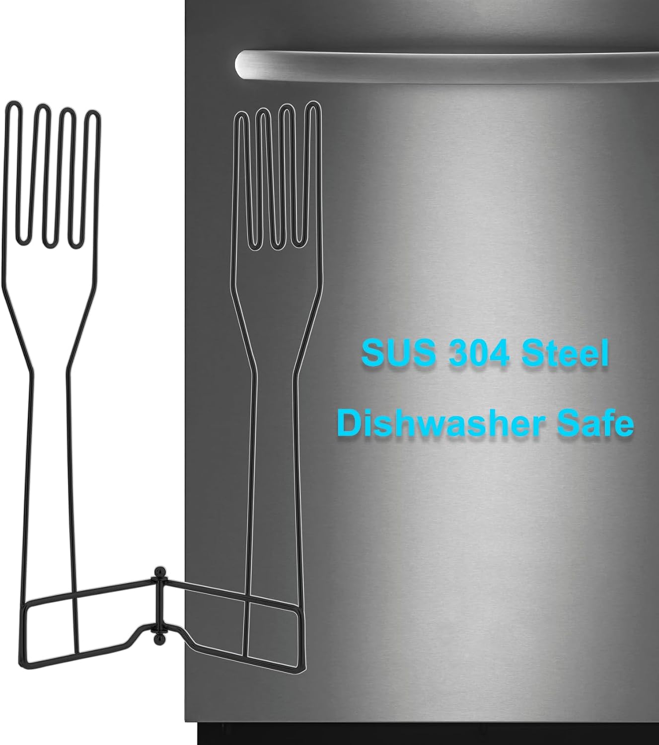 Kitchen Gloves Drying Rack, SUS 304 Stainless Steel Dish Gloves Holder