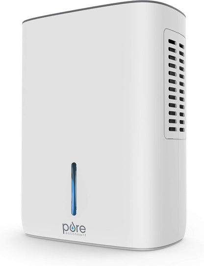Pure Enrichment PureDry Deluxe Dehumidifier - Mid-Sized 1.5L Water Tank Eliminates 500ml/day in Excess Moisture from Closets, Bathrooms, Basements, Boats, Kitchens and Other Small to Mid-Sized Areas