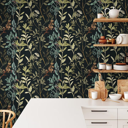 18"x236" Boho Cream/Brown Daisy Flower Peel and Stick Self Adhesive Wallpaper Removable Contact Paper Stick on Easy Peel Off Wall Paper for Kitchen Bedroom Bathroom Renter