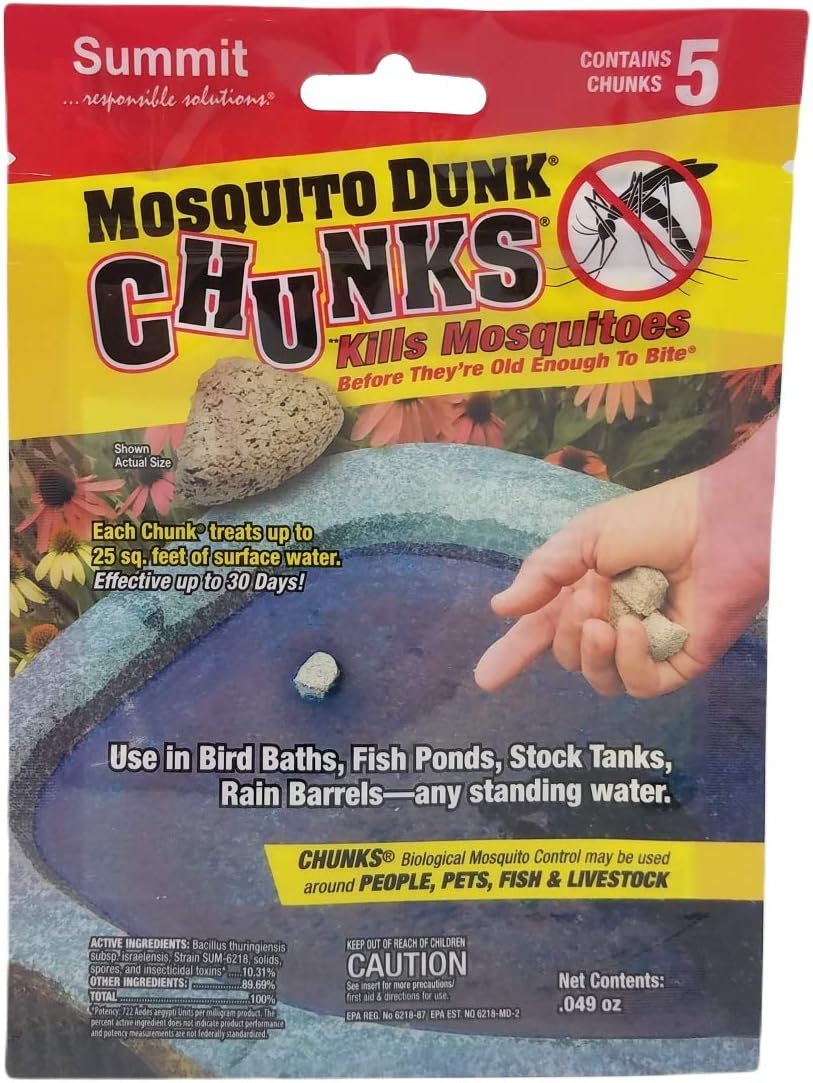 Summit...Responsible Solutions Mosquito Dunk Chunks Kills Mosquito Larvae in All Types of Standing Water