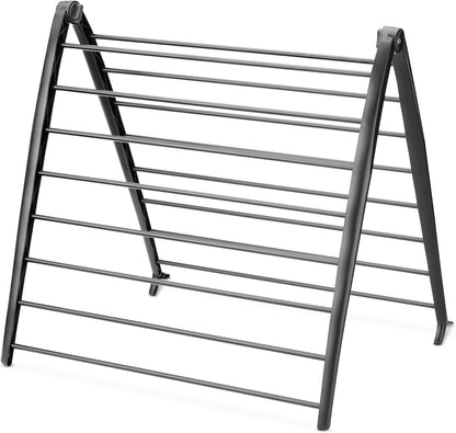 Whitmor Spacemaker Folding Drying Rack, Freestanding Indoor Clothes Dryer, Space Saving Compact Design, 6"L x 26"W x 51.5"H, White