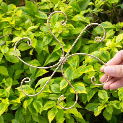 Yohsnor Monstera Plant Stem Support System - 5 Piece Set (5.5x4.7in) | Durable Plant Support Stakes for Climbing Plants & Fishbone Cactus | Ideal Leaf Stabilizer for Indoor Plants & Monstera Care