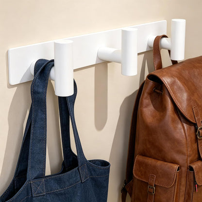 Wall Mounted Coat Rack-3 Hooks, Heavy Duty Stainless Steel Wall Hooks for Towel Coat Bag, Hat Rack Coat Hanger Coat Hooks Towel Racks for Bathroom Entryway Kitchen Office (Silver, 1 Pack)