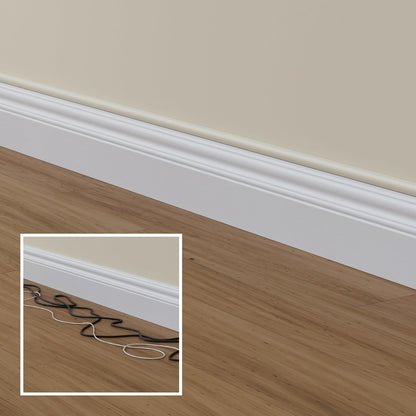 D-Line 157in Cord Cover Kit, Self-Adhesive Wire Hiders, Cable Raceway to Hide Wires on Wall, Electrical Cable Management - 10x 15.7 Lengths & 19 Accessories - 1.18" (W) x 0.59" (H) - Black