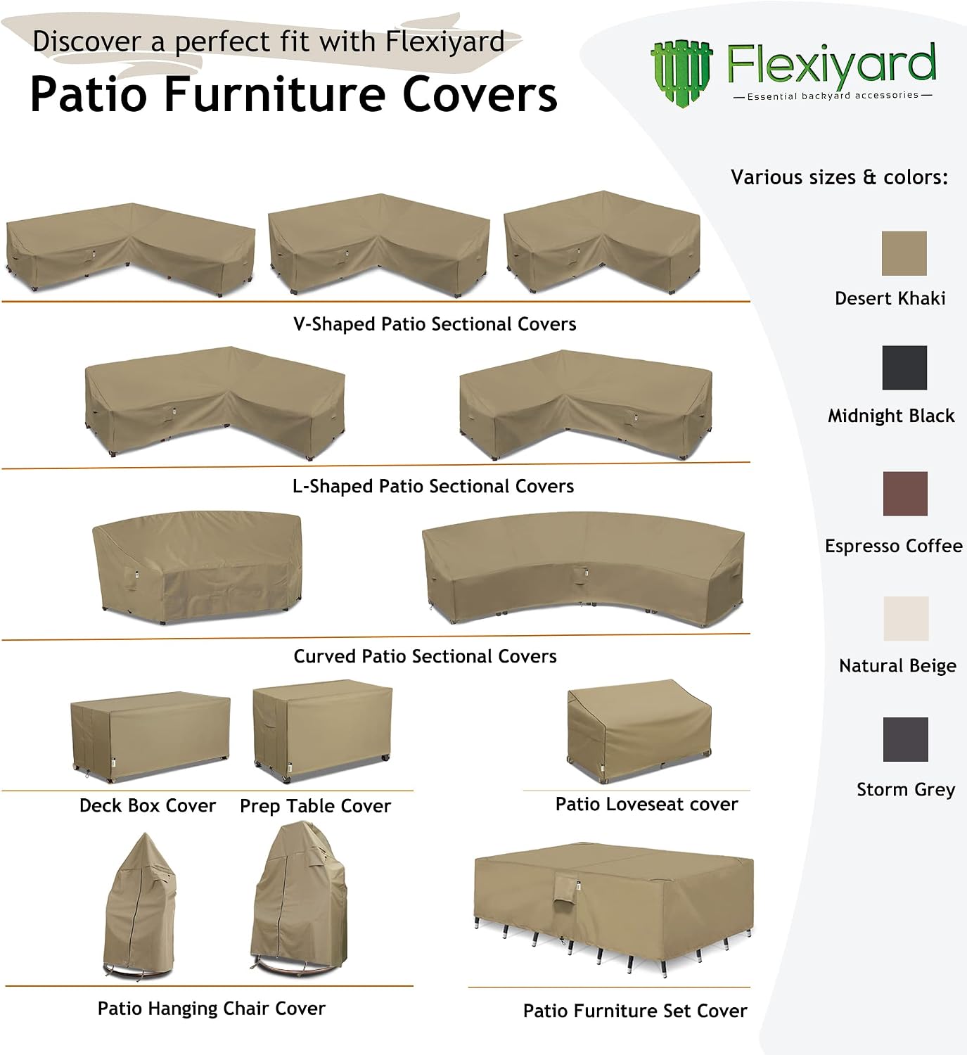 Patio Deck Box Cover, 63x30 Inch Fire Pit Covers with Straps and Handles, Waterproof Heavy Duty Outdoor Furniture Winter Cover for Keter, Suncast, Lifetime Container