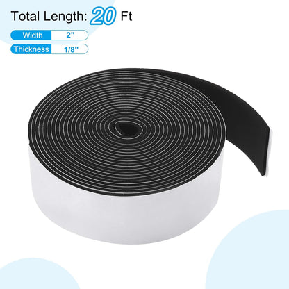 PATIKIL Weather Stripping Door Seal Strip, 3/8 Inch x 1/4 Inch x 32 Ft Self Adhesive Soundproof High Density Foam Tape Insulation for Door Window Air Conditioning, White - Colors B