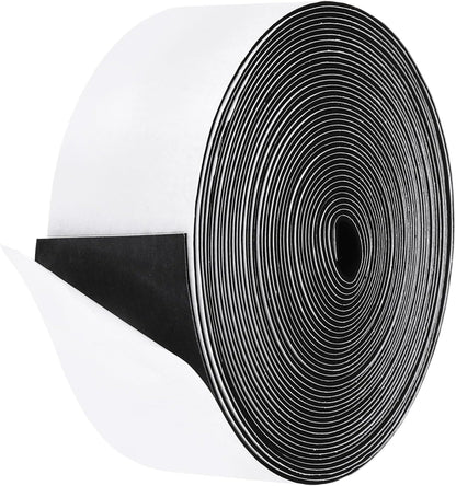 PATIKIL Weather Stripping Door Seal Strip, 3/8 Inch x 1/4 Inch x 32 Ft Self Adhesive Soundproof High Density Foam Tape Insulation for Door Window Air Conditioning, White - Colors B