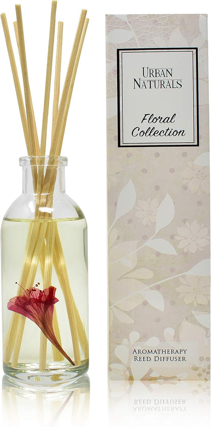 Urban Naturals Smoked Vanilla Reed Diffuser Set with Vanilla Bean, Sandalwood & Leather | Made in the USA - Colors B