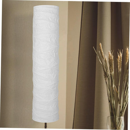 Foldable Japanese Paper Floor Lamp Shade Replacement with Soft Light for Living Room Bedroom Office - Easy Installation Modern Design 49.2X9.8X9.8In