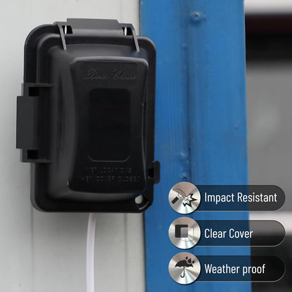 Bates- Weatherproof Electrical Outlet Cover, 1-Gang Outdoor Plug Cover | For Protection Against Rain Dust & Outdoor Use