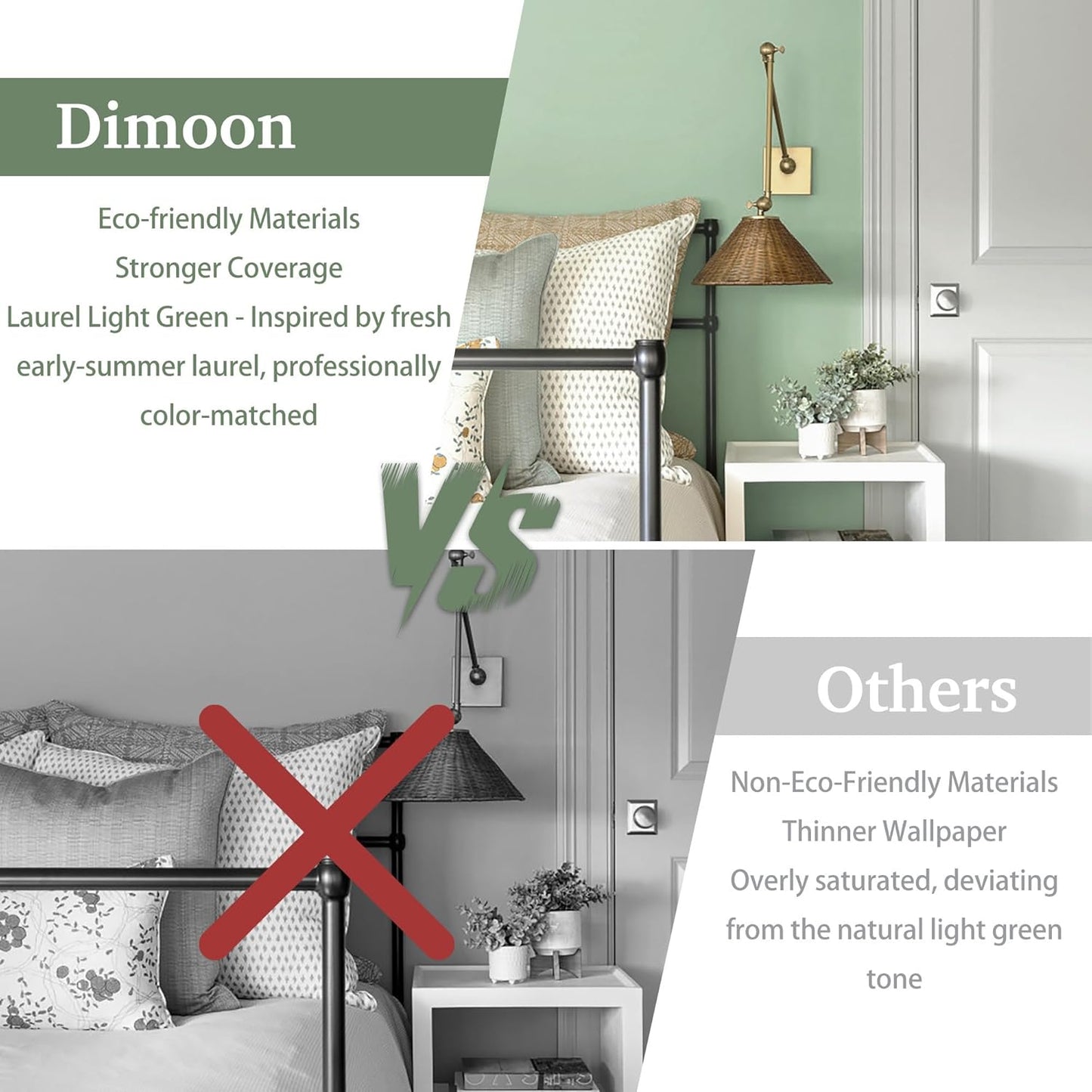Dimoon 17.7''x118'' Peel and Stick Wallpaper White Contact Paper for New Environmentally Friendly Materials Thickening Upgrade Embossed Renter Friendly Wall Paper Modern Vinyl Wrap Countertop Bedroom