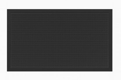 Guardian WaterGuard Indoor/Outdoor Wiper Scraper Floor Mat, Rubber/Nylon, 3'x4', Grey