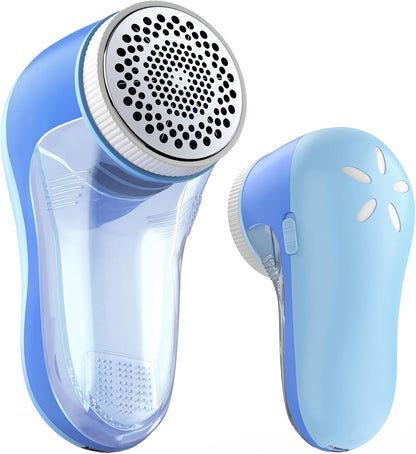 POPCHOSE Fabric Shaver, Lint Shaver for Clothing, Electric Lint Remover with 6-Leaf Blades, Sweater Defuzzer, Clothes Shaver for Couch, Furniture, Blanket, Remove Pilling, USB Rechargeable