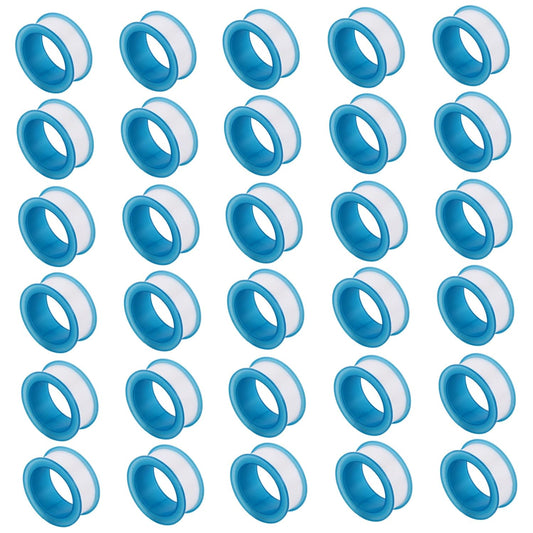 Veemoon 30pcs PTFE Thread Seal Tape for Plumbing Sealing for Pipes and Fittings Non-Sticky Sealant Tapes for Leak Prevention and Repair
