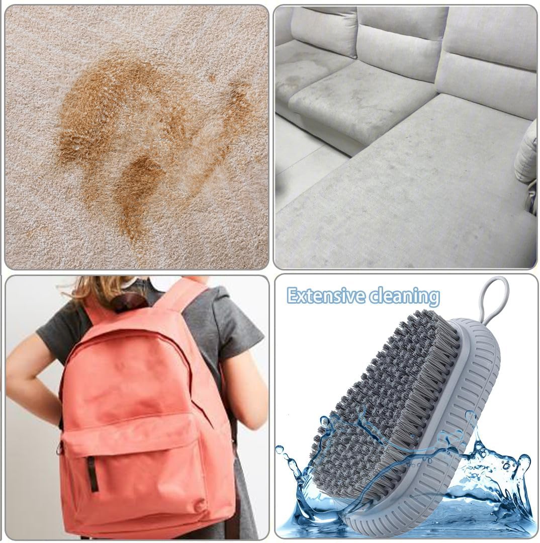 Cleaning Scrub Brush for Laundry Carpet - Carpet Cleaning Brush, Laundry Brush for Stains on Clothes, Scrub Brushes for Cleaning, Laundry Scrub Brushes for Clean Carpet,Clothes,Shoes,Tile etc. 2 Pack