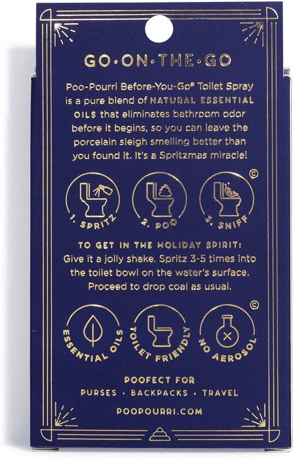 Poo-Pourri Before-You-Go Toilet Spray, Bamboo Rain, 2 Fl Oz, Up to 100 Uses, Bathroom Odor Deodorizer with Essential Oils for Home or Work, Travel Essentials, TSA Approved Size, Bamboo & Fresh Grass