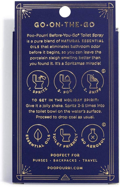 Poo-Pourri Before-You-Go Toilet Spray, Bamboo Rain, 2 Fl Oz, Up to 100 Uses, Bathroom Odor Deodorizer with Essential Oils for Home or Work, Travel Essentials, TSA Approved Size, Bamboo & Fresh Grass