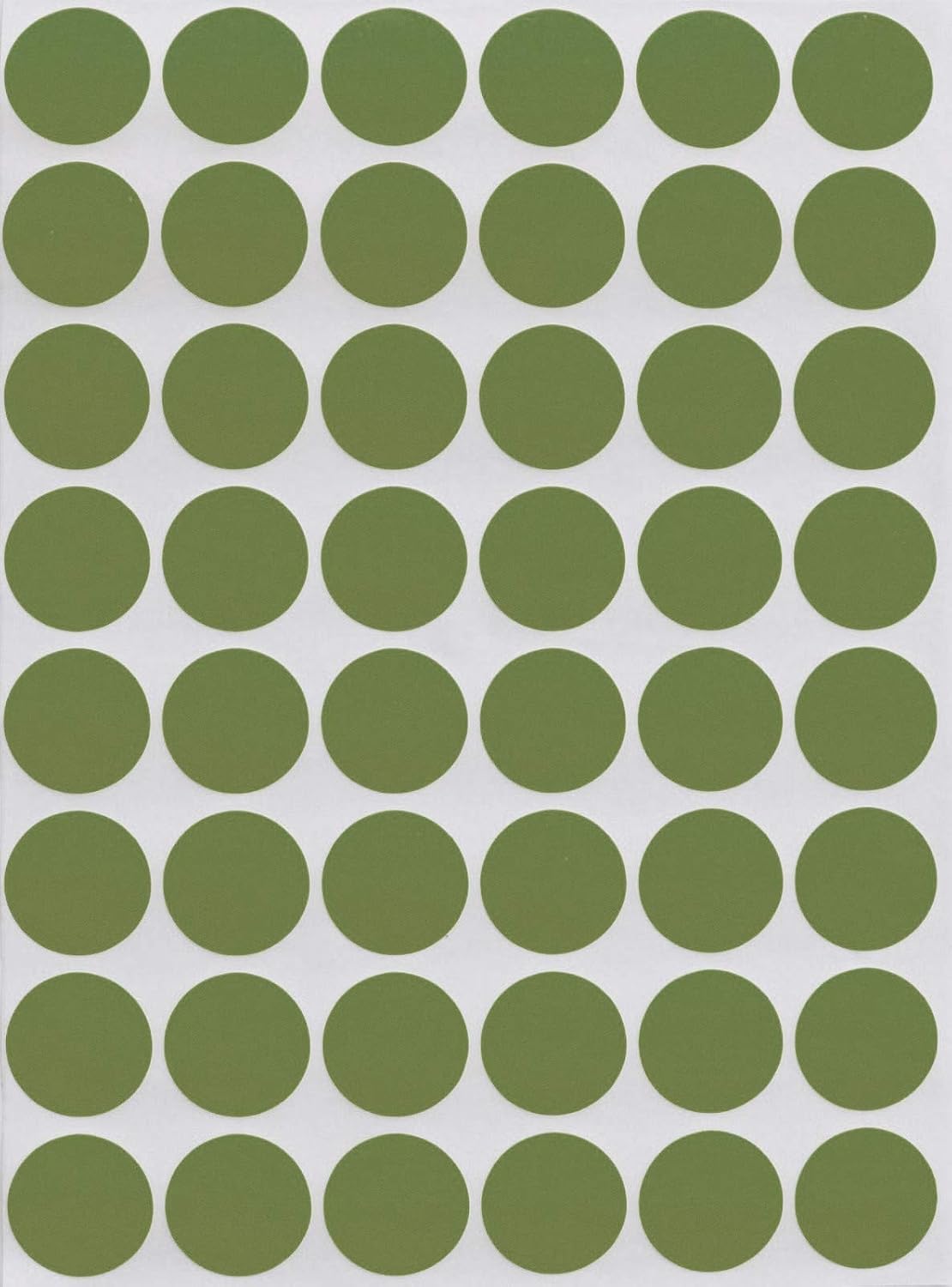 Royal Green Dot Sticker 11/16" Inch (17mm) Colored Labels in Purple - 2400 Pack - Colors A