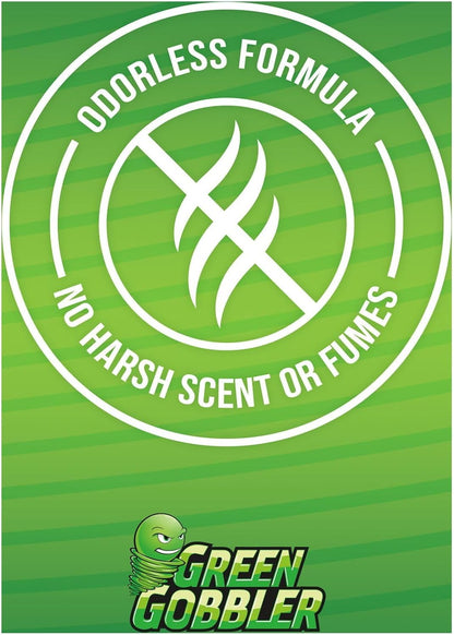 Green Gobbler Ultimate Main Drain Opener | Drain cleaner Hair Clog Remover | Works On Main Lines, Sinks, Tubs, Toilets, Showers, Kitchen Sinks | 64 fl. oz.