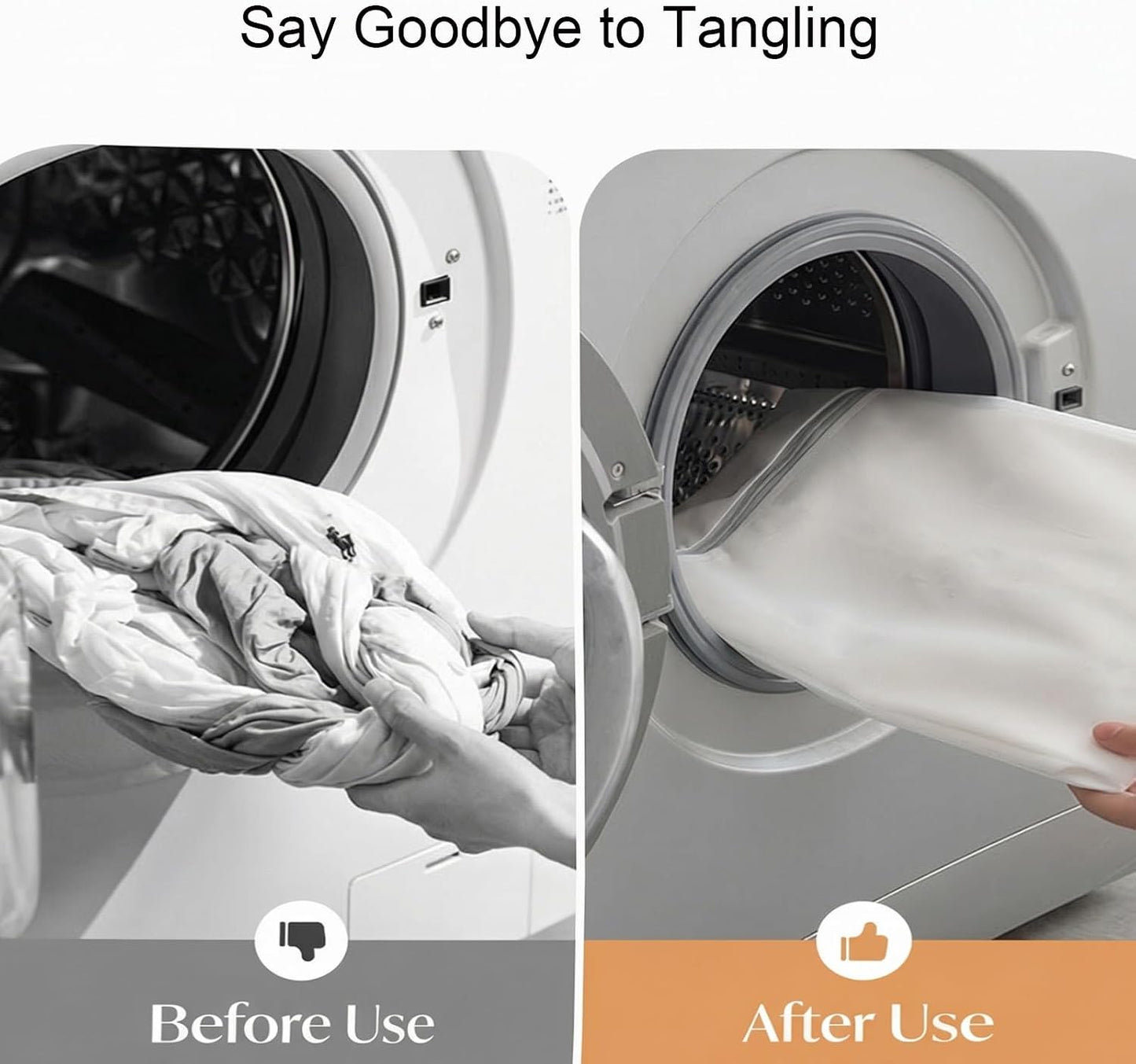4 Pcs Mesh Laundry Bags for Delicates (2 Large +2 Medium) | Durable, Safe Wash Bags for Washing Machine & Dryer, Reliable zipper, Versatile for Multiple Uses