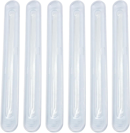 Zorfeter 4 PCS Rubber Chair Wall Protector, Clear Furniture Bumpers Adhesive Cabinet Door Bumper Silicone, Self Adhesive Wall Protector Bumpers for Shower Doors/Drawers/Car Doors/Toilet Lids