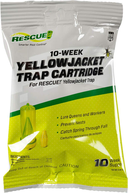 RESCUE! Yellowjacket Attractant Reusable Yellowjacket Traps – 4 Week Supply | insect-repellants