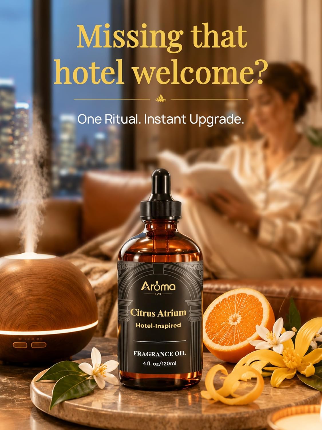 Ocean Breeze Lobby — a Hotel-Inspired Fragrance Oil that Feels Like a Coastal Resort Lobby(Not a Typical Ocean-Fresh Scent), Hotel Diffuser Oil for Home for Diffusers and Crafting