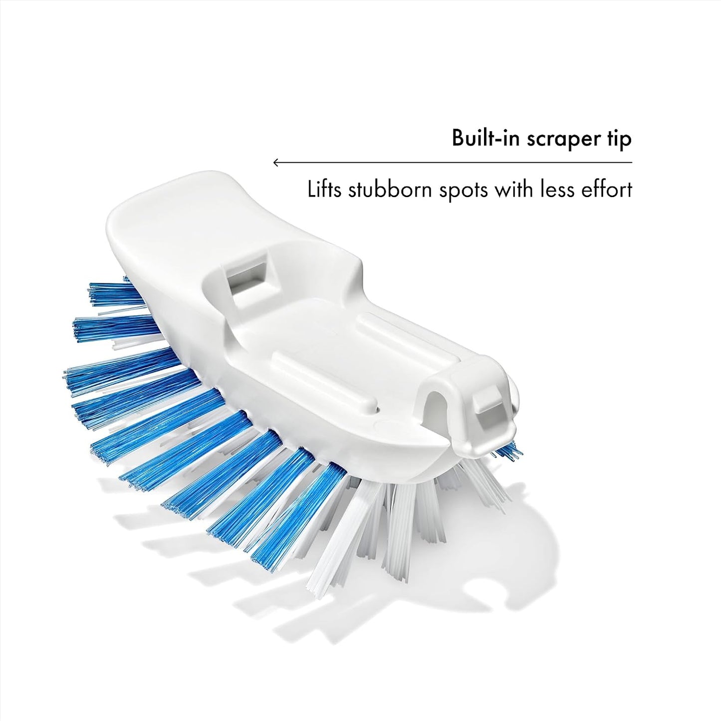 OXO Good Grips Dish Scrub Brush with Non-Slip Handle, Nylon Bristles
