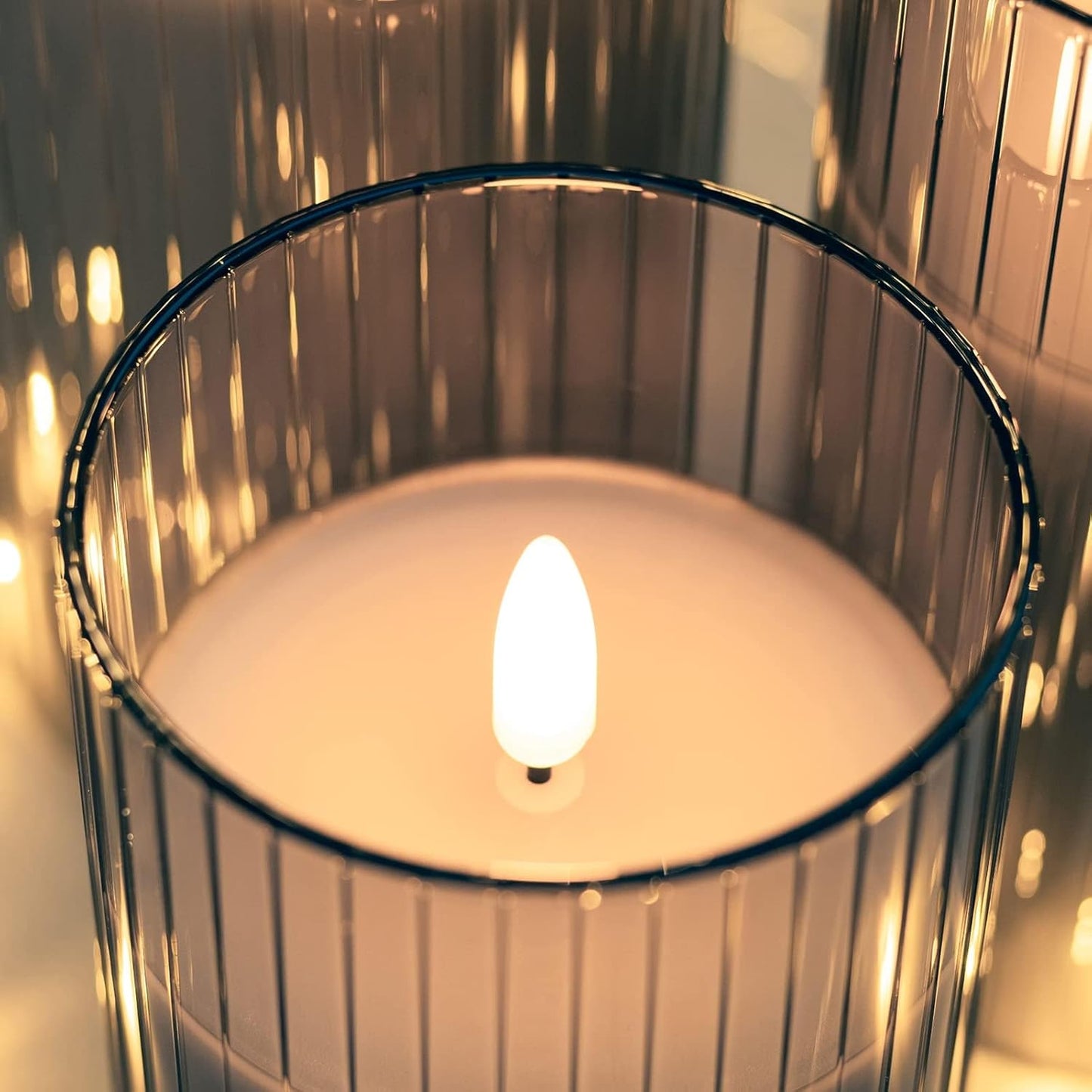 ANGELLOONG Flickering Flameless Candles, Realistic Battery Operated Candles with Remote and Timer, Set of 3 LED Candles for Room Fall Home Wedding Decor Centerpieces Table Party Valentines Decorations