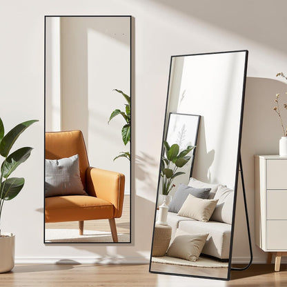 Mirror Full Length, 71 x 26 Inches Floor Mirror with Stand, XX-Large Arch Gold Mirrors for Bedroom, Dressing Room, Home Decor, Gold