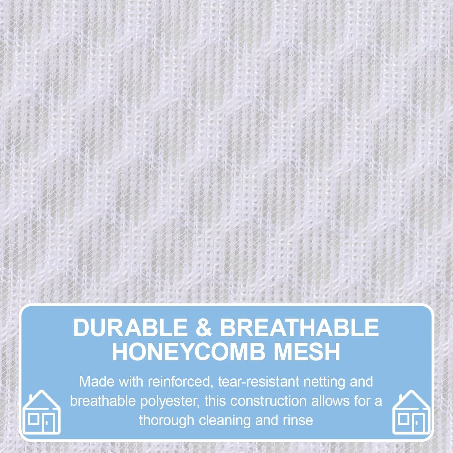 Honeycomb Mesh Laundry Bags 3 Pack (2XL+1L), Durable Washing Bags with Auto-Lock Zippers, Heavy Duty Mesh Wash Bags for Delicates, Lingerie, Bra, Sock, Travel Storage Organizer
