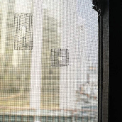 Screen Repair Patch Kit,Taocco Window and Door Screen Repair Kit,Strong Adhesive&Waterproof Fiberglass Covering Wire Mesh Repair for Holes and Tears,18 Patches(1⅞" x 1⅞" x 12pcs)（3⅞" x 1⅞" x 6pcs)