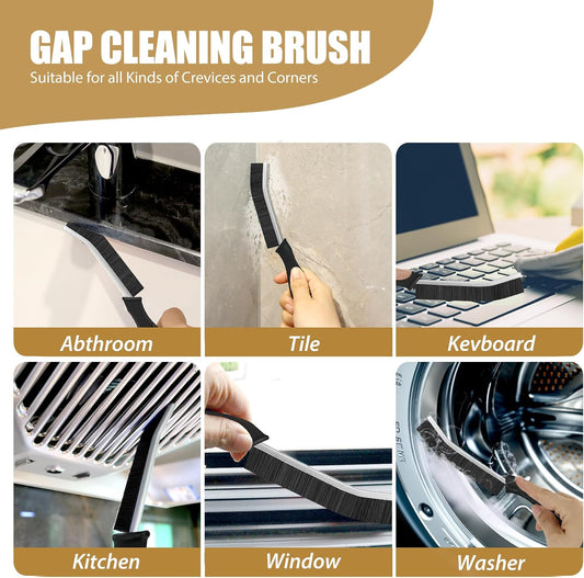 4Pcs Crevice Cleaning Brushes for Household Use, Grout Cleaner Brush, Hard Bristle Groove, Gap Cleaning Tool, Suitable for Areas Usually Difficult to Reach